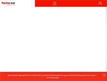 Tablet Screenshot of fischer.nl